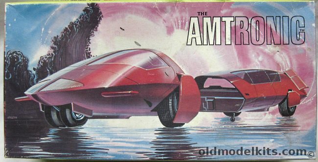 AMT 1/25 The AMTronic with Diorama Display - The Car Of The Future, T363-300 plastic model kit